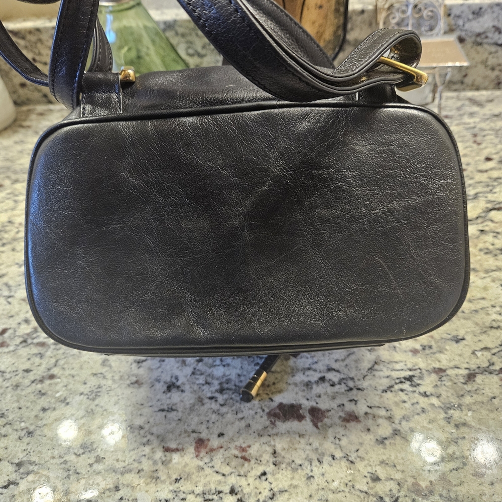 HCL Black Leather Backpack - Picture 8 of 8